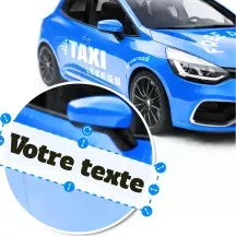 Lettrage adhésif voiture personnalisé