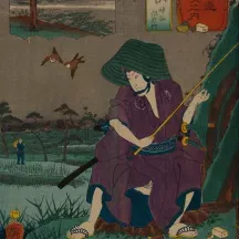 Affiche personnalisée Estampe 19e siècle Utagawa Kuniyoshi - Takamiya