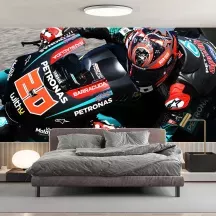 Papier Peint Panoramique Moto GP Fabio Quartararo