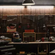 Affiche personnalisée Garage Atelier Vintage