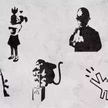Affiche personnalisée Banksy Pêle-Mêle