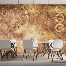 Papier Peint Panoramique Engrenages Steampunk