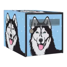 Sticker boîte aux lettres personnalisé Husky 2
