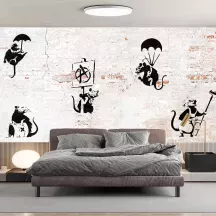 Papier Peint Panoramique Banksy - Rats