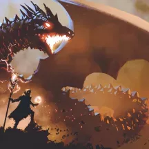 Affiche personnalisée Dragon 2