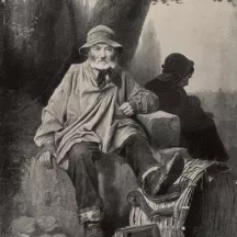 Affiche personnalisée Estampe - Un ouvrier français