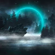 Affiche personnalisée Forêt Fantastique