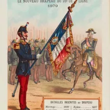 Affiche personnalisée Estampe 19e siècle Henri - République Française