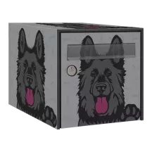 Sticker boîte aux lettres personnalisé Berger Belge 2