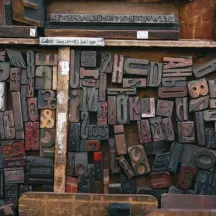 Affiche personnalisée Lettres Imprimerie