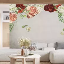 Papier Peint Panoramique Roses Vintage