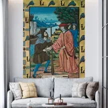 Papier Peint Panoramique Estampe 19e siècle - Le messager maritime