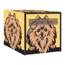 Sticker boîte aux lettres personnalisé Spitz Allemand 2