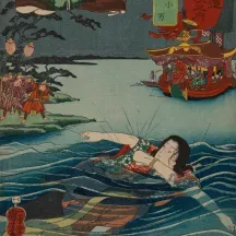 Affiche personnalisée Estampe 19e siècle Utagawa Kuniyoshi - Ōtsu