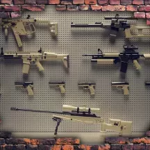 Affiche personnalisée Mur D'armes