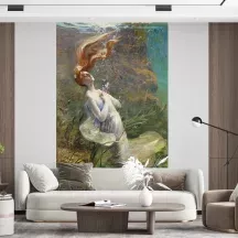 Papier Peint Panoramique Peinture 19e siècle Paul Albert Speck - Ophélie