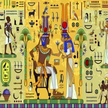 Affiche personnalisée Egypte Hiéroglyphe