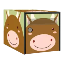 Sticker boîte aux lettres personnalisé Taureau