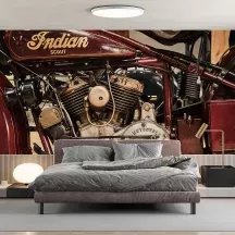 Papier Peint Panoramique Moteur Indian Vintage