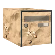 Sticker boîte aux lettres personnalisé Sable