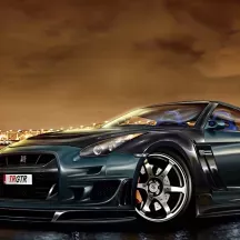 Affiche personnalisée Nissan GTR