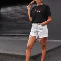 T-shirt femme 100% coton bio - famille - "Tata d'amour"