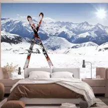 Papier Peint Panoramique Ski