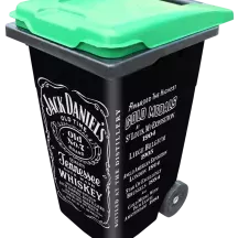 Sticker poubelle personnalisée Whisky