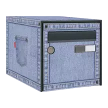 Sticker boîte aux lettres personnalisé jeans