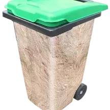 Sticker poubelle personnalisée pierre