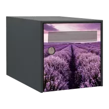 Sticker boîte aux lettres personnalisé Lavande