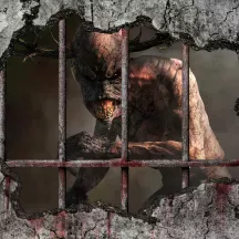 Affiche personnalisée Mur Prison Créature