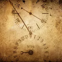 Affiche personnalisée Horloge Vintage