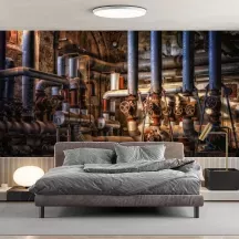 Papier peint Panoramique Tuyaux Vintage