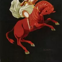 Affiche personnalisée Estampe - Affiche publicitaire Cinzano