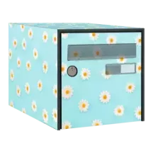 Sticker boîte aux lettres personnalisé Marguerite