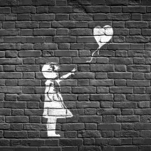 Affiche personnalisée Banksy - La Fille au Ballon