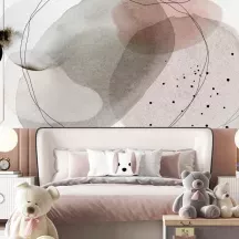 Papier Peint Panoramique Abstrait Neutre