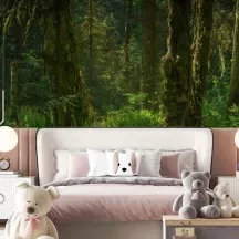 Papier Peint Panoramique Jungle Feuilles