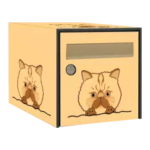 Sticker boîte aux lettres personnalisé Persan