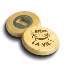 Décapsuleur personnalisé – "La bière, c'est la vie !"