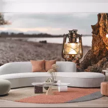 Papier Peint Panoramique Lanterne Plage