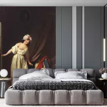 Papier Peint Panoramique Peinture 18e siècle Léopold Boilly - Le Doux Réveil