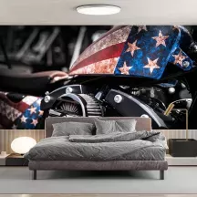 Papier Peint Panoramique Reservoir Moto Biker