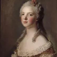 Affiche personnalisée Peinture 18e siècle Jean-Marc Nattier - Portrait de Marie-Adélaïde de France
