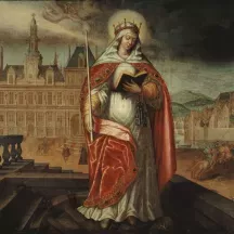 Affiche personnalisée Peinture 17e siècle - Sainte Geneviève