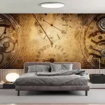 Papier Peint Panoramique Horloge Vintage