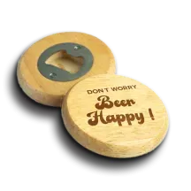 Décapsuleur personnalisé – "Don't worry Beer Happy !"