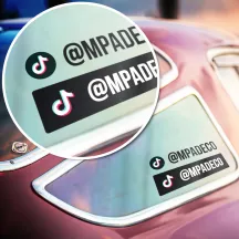 Sticker Tiktok Couleur personnalisé