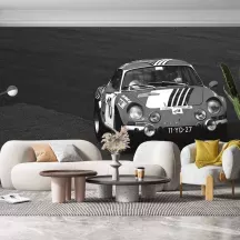 Papier Peint Panoramique Alpine Course Vintage